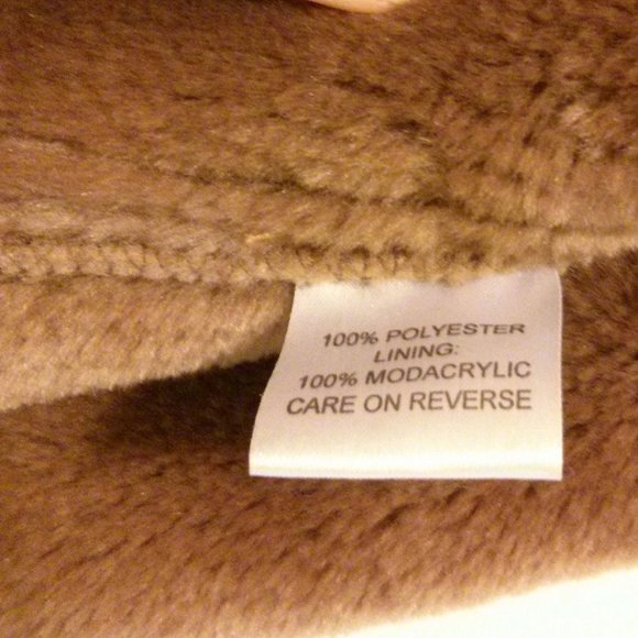 NWOT St. John Sport Faux Shearling Jacket Size L Aviator Bomber Teddy - Picture 15 of 15